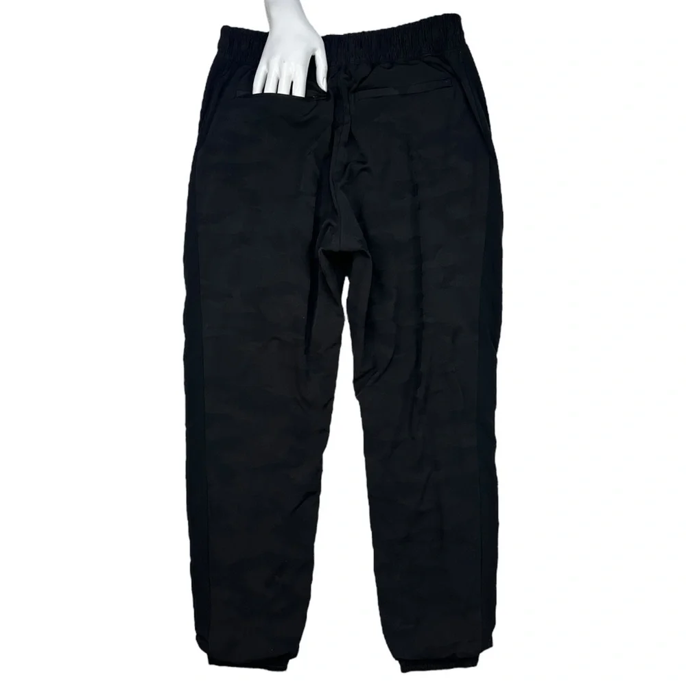 Athleta Brooklyn Textured Lined Black Camo Lux Jogger 6 ‎ #631615